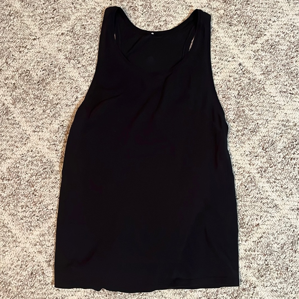 Lululemon black cotton tank size 4